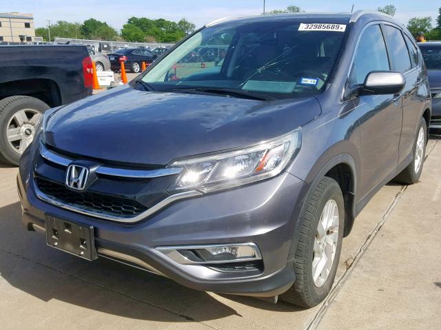 5J6RM3H72GL023457 - 2016 HONDA CR-V EXL GRAY photo 2