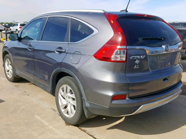 5J6RM3H72GL023457 - 2016 HONDA CR-V EXL GRAY photo 3