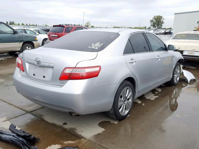 4T1BE46K97U158586 - 2007 TOYOTA CAMRY NEW SILVER photo 4