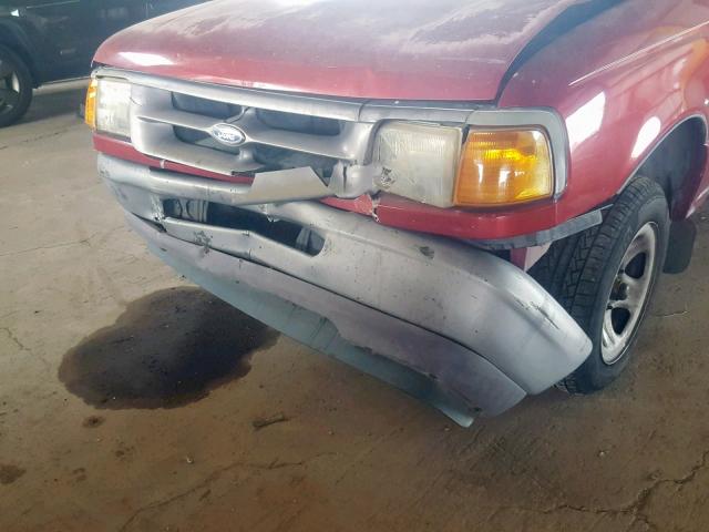 1FTCR10A1SUC12175 - 1995 FORD RANGER MAROON photo 9