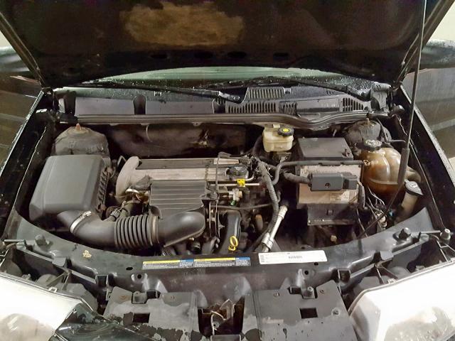 1G8AZ52FX3Z111870 - 2003 SATURN ION LEVEL BLACK photo 7