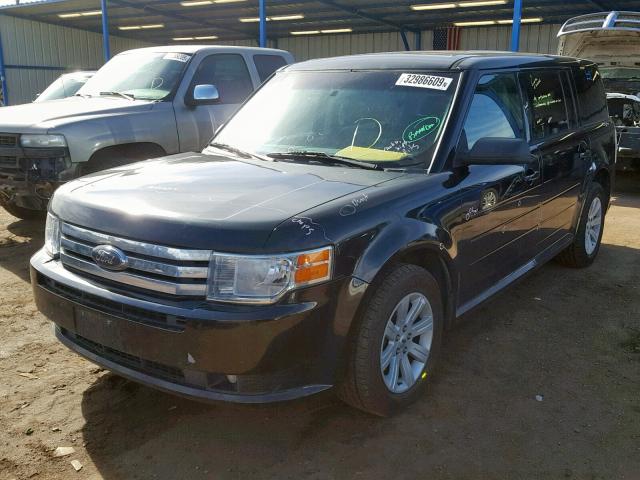 2FMGK5BC5ABA34024 - 2010 FORD FLEX SE BLACK photo 2