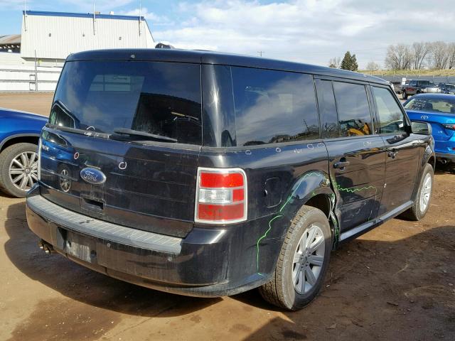 2FMGK5BC5ABA34024 - 2010 FORD FLEX SE BLACK photo 4