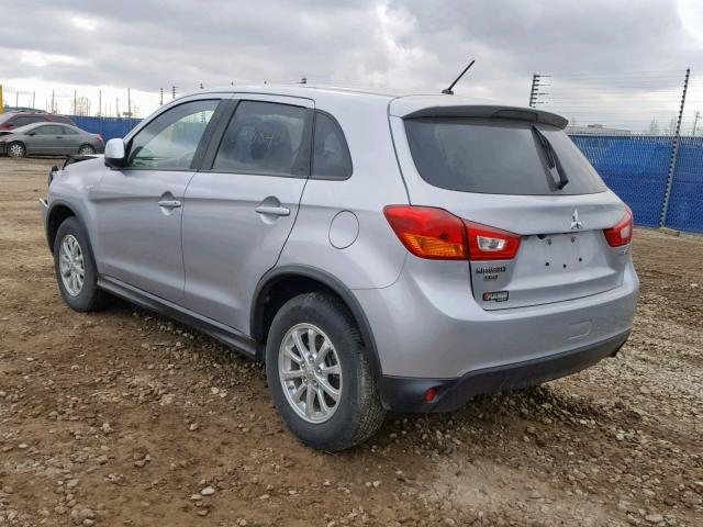 JA4AJ3AU1GZ608601 - 2016 MITSUBISHI RVR SE SILVER photo 3