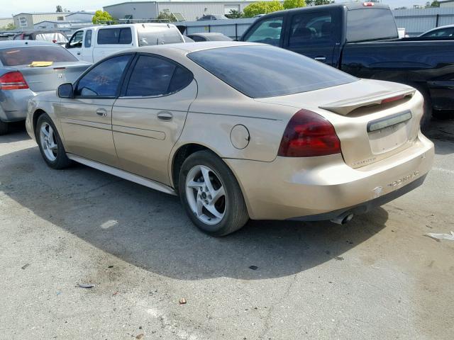 2G2WR544941334844 - 2004 PONTIAC GRAND PRIX GOLD photo 3