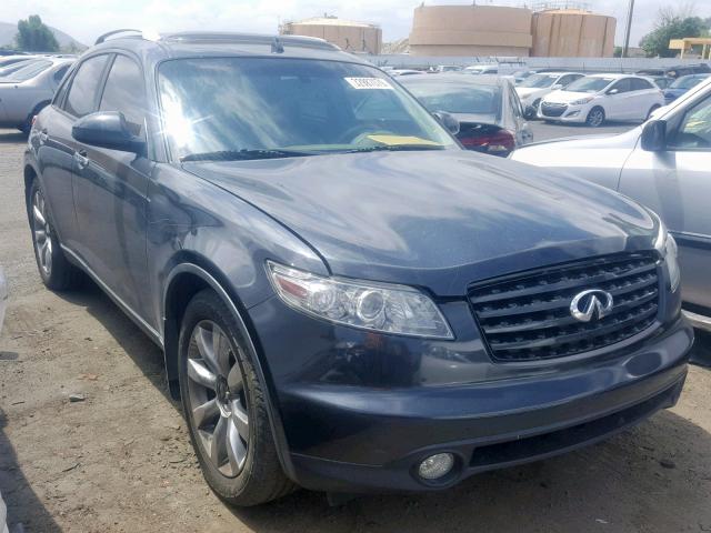 JNRAS08W74X201690 - 2004 INFINITI FX35 CHARCOAL photo 1