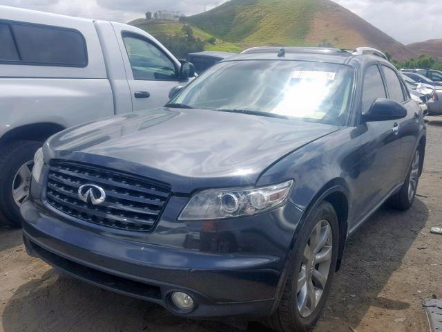 JNRAS08W74X201690 - 2004 INFINITI FX35 CHARCOAL photo 2