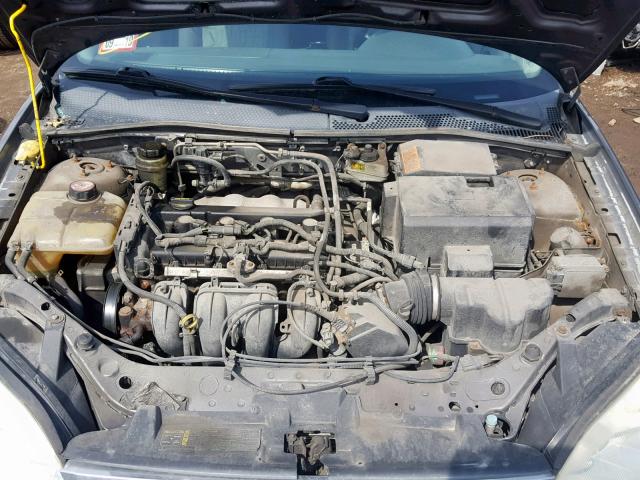 1FAFP34N05W135180 - 2005 FORD FOCUS ZX4 GRAY photo 7