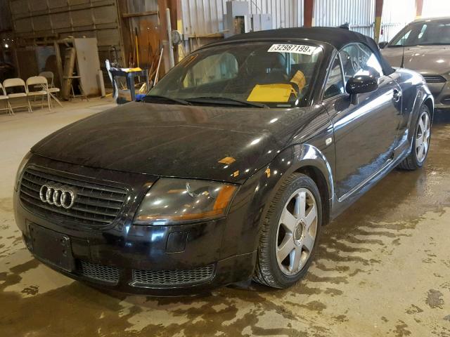 TRUUT28N621010099 - 2002 AUDI TT QUATTRO BLACK photo 2