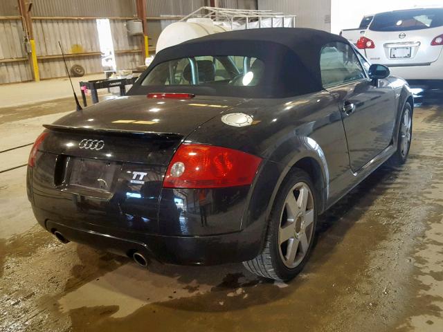 TRUUT28N621010099 - 2002 AUDI TT QUATTRO BLACK photo 4