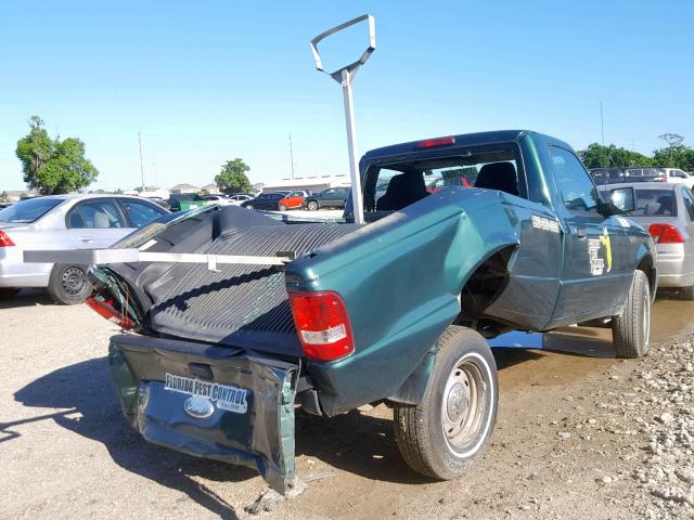 1FTYR10U26PA85845 - 2006 FORD RANGER GREEN photo 4