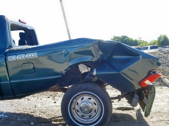 1FTYR10U26PA85845 - 2006 FORD RANGER GREEN photo 9