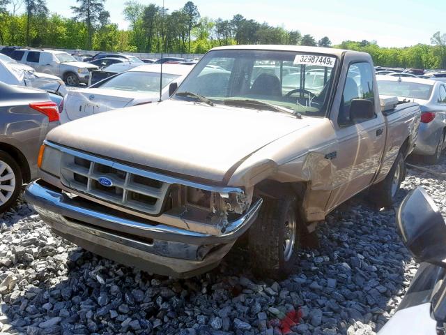 1FTCR10A5RUD04397 - 1994 FORD RANGER GOLD photo 2