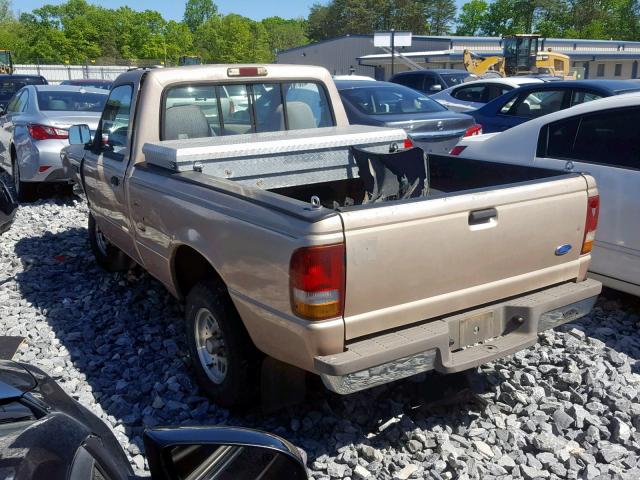 1FTCR10A5RUD04397 - 1994 FORD RANGER GOLD photo 3