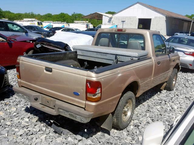 1FTCR10A5RUD04397 - 1994 FORD RANGER GOLD photo 4
