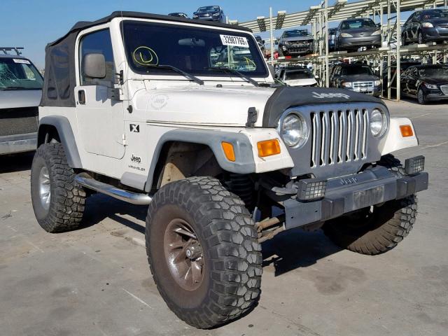 1J4FA39S73P306261 - 2003 JEEP WRANGLER C WHITE photo 1