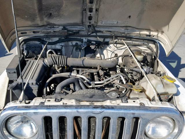 1J4FA39S73P306261 - 2003 JEEP WRANGLER C WHITE photo 7