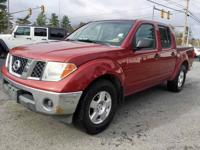 1N6AD07W37C465722 - 2007 NISSAN FRONTIER C MAROON photo 1