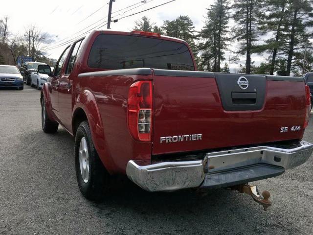 1N6AD07W37C465722 - 2007 NISSAN FRONTIER C MAROON photo 3