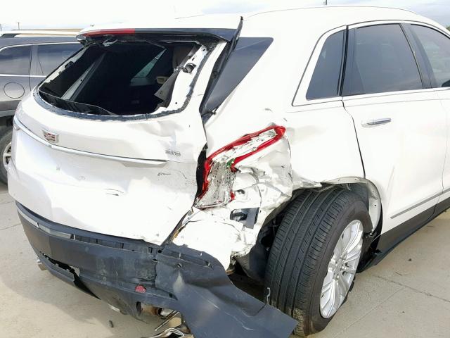 1GYKNARS4KZ113415 - 2019 CADILLAC XT5 WHITE photo 9