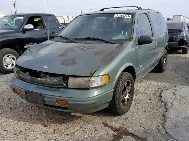 4N2DN11W8SD821738 - 1995 NISSAN QUEST XE GREEN photo 2