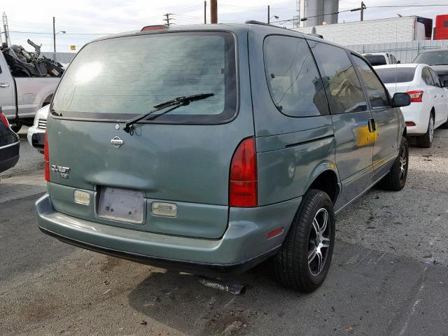 4N2DN11W8SD821738 - 1995 NISSAN QUEST XE GREEN photo 4