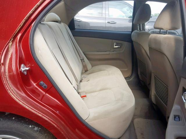 KNAFE221495631439 - 2009 KIA SPECTRA EX BURGUNDY photo 6