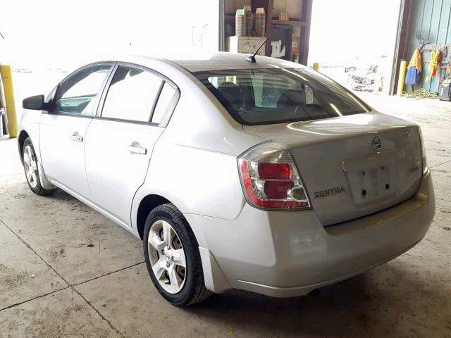 3N1AB61E77L626429 - 2007 NISSAN SENTRA 2.0 SILVER photo 3