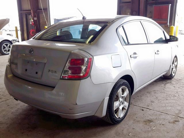 3N1AB61E77L626429 - 2007 NISSAN SENTRA 2.0 SILVER photo 4