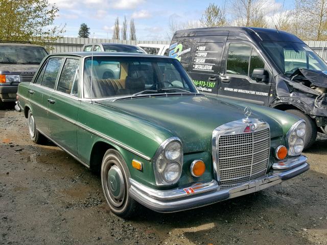 10806812007639 - 1972 MERCEDES-BENZ 280SEL GREEN photo 1