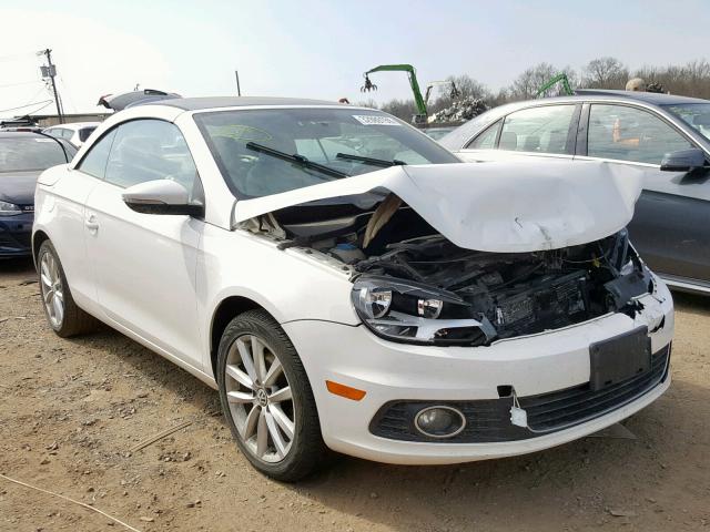 WVWBW7AH0CV000222 - 2012 VOLKSWAGEN EOS KOMFOR WHITE photo 1