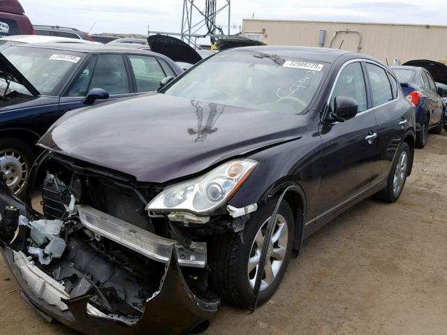 JN1AJ0HR2AM750954 - 2010 INFINITI EX35 BASE BLACK photo 2