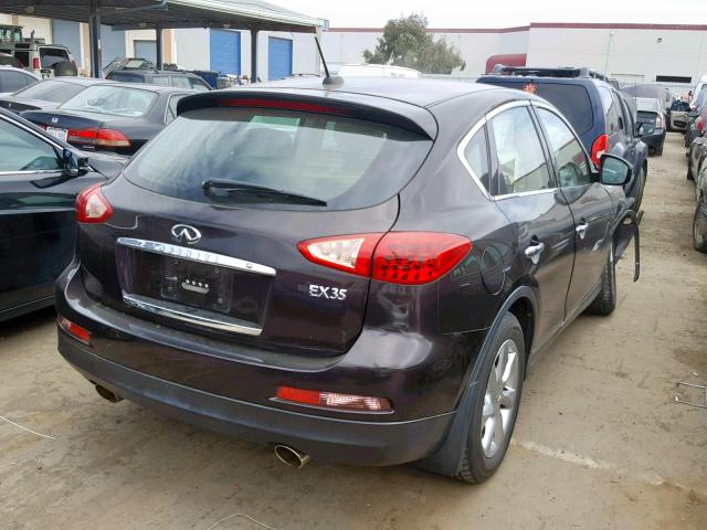 JN1AJ0HR2AM750954 - 2010 INFINITI EX35 BASE BLACK photo 4