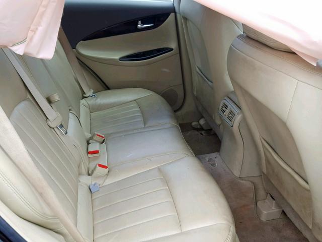 JN1AJ0HR2AM750954 - 2010 INFINITI EX35 BASE BLACK photo 6