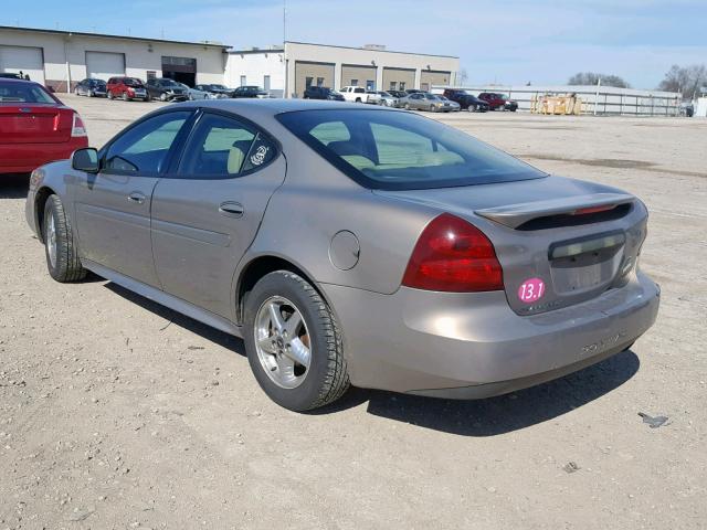 2G2WP552771147397 - 2007 PONTIAC GRAND PRIX TAN photo 3
