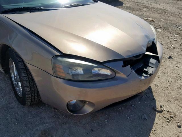 2G2WP552771147397 - 2007 PONTIAC GRAND PRIX TAN photo 9