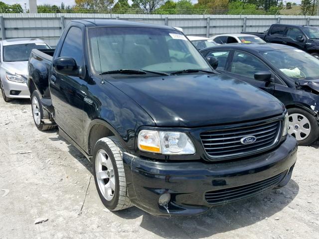 2FTZF07352CA44397 - 2002 FORD F150 SVT L BLACK photo 1