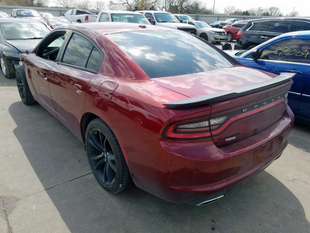 2C3CDXBG5JH312336 - 2018 DODGE CHARGER SXT  photo 3