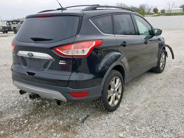 1FMCU9H92DUA31401 - 2013 FORD ESCAPE SEL BLACK photo 4