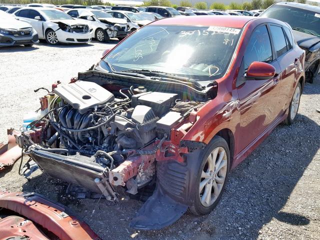 JM1BL1K60B1456990 - 2011 MAZDA 3 S RED photo 2