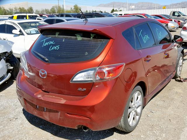 JM1BL1K60B1456990 - 2011 MAZDA 3 S RED photo 4