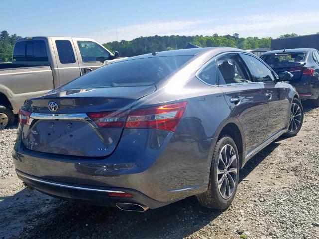 4T1BK1EB9GU199227 - 2016 TOYOTA AVALON XLE BLACK photo 4