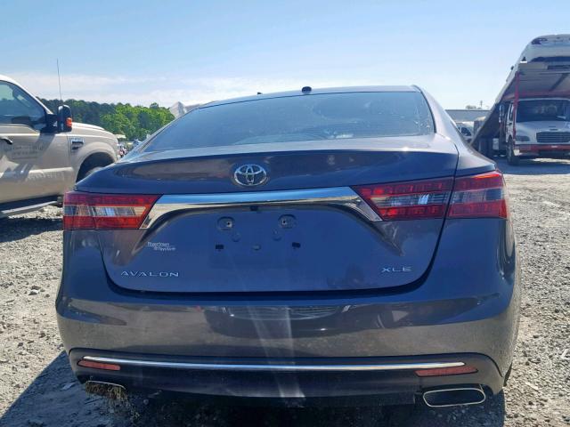 4T1BK1EB9GU199227 - 2016 TOYOTA AVALON XLE BLACK photo 9