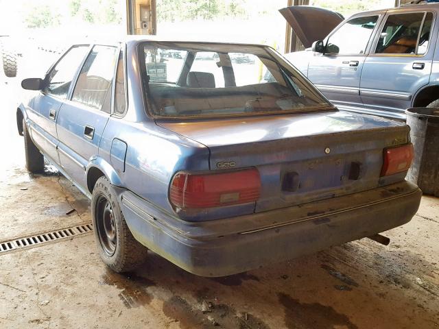 1Y1SK5461NZ022859 - 1992 GEO PRIZM BASE 蓝色 照片 3