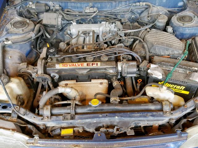 1Y1SK5461NZ022859 - 1992 GEO PRIZM BASE 蓝色 照片 7