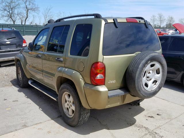 1J4GK38K62W333295 - 2002 JEEP LIBERTY RE GREEN photo 3