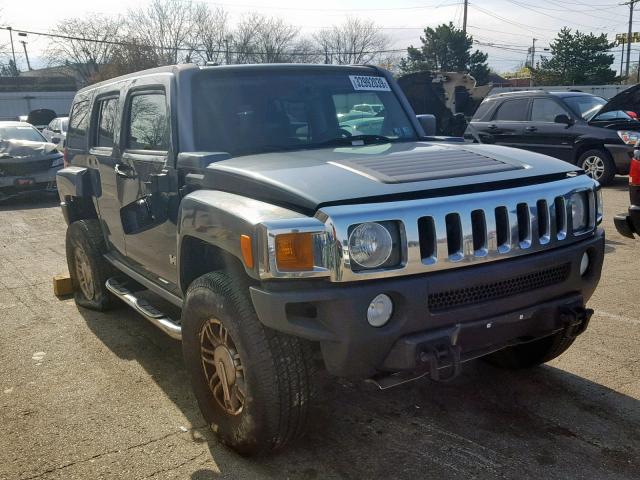 5GTDN13E678155933 - 2007 HUMMER H3 BLUE photo 1