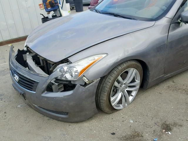 JNKCV64E78M103264 - 2008 INFINITI G37 BASE SILVER photo 10