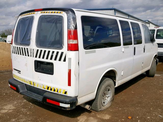 1GNZGXFA1D1156485 - 2013 CHEVROLET EXPRESS G3 WHITE photo 4
