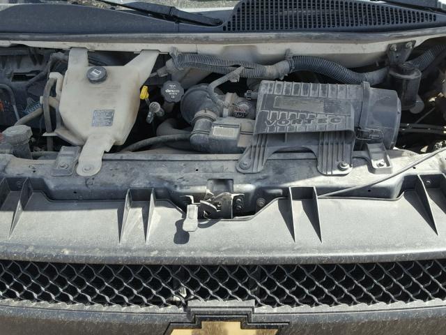 1GNZGXFA1D1156485 - 2013 CHEVROLET EXPRESS G3 WHITE photo 7